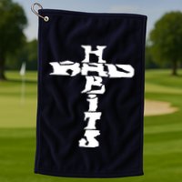 Cross Rockabilly Golf Towel