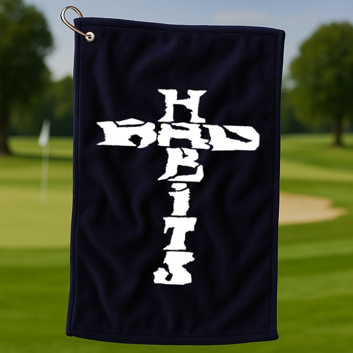 Cross Rockabilly Golf Towel