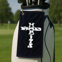 Cross Rockabilly Golf Towel