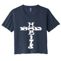 Cross Rockabilly Women's Crop Top Tee