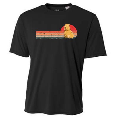 Capybara Retro Capybara Vintage Cooling Performance Crew T-Shirt