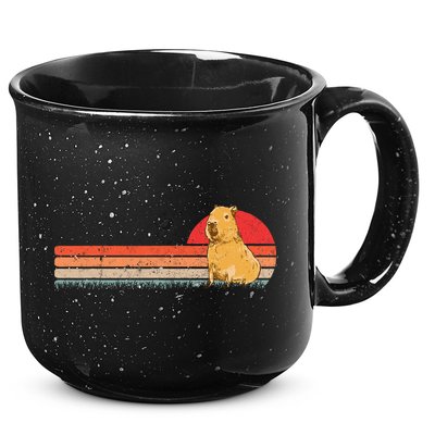 Capybara Retro Capybara Vintage 15oz Campfire Ceramic Mug