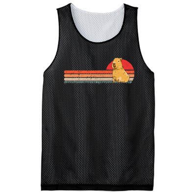 Capybara Retro Capybara Vintage Mesh Reversible Basketball Jersey Tank