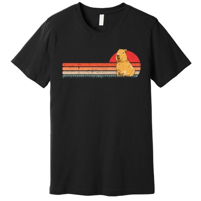 Capybara Retro Capybara Vintage Premium T-Shirt