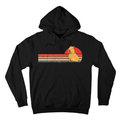 Capybara Retro Capybara Vintage Tall Hoodie