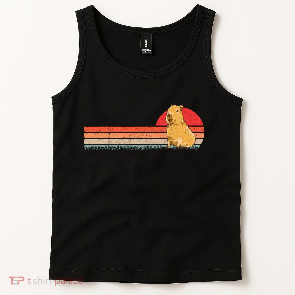 Capybara Retro Capybara Vintage Tank Top