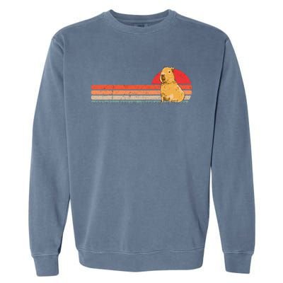 Capybara Retro Capybara Vintage Garment-Dyed Sweatshirt