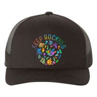 Colorful Rock Collector Earth Scientist Gift Funny Geology Yupoong Adult 5-Panel Trucker Hat