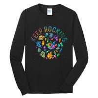 Colorful Rock Collector Earth Scientist Gift Funny Geology Tall Long Sleeve T-Shirt