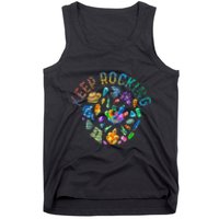 Colorful Rock Collector Earth Scientist Gift Funny Geology Tank Top