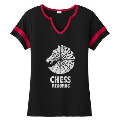 Chess Records Ladies Halftime Notch Neck Tee