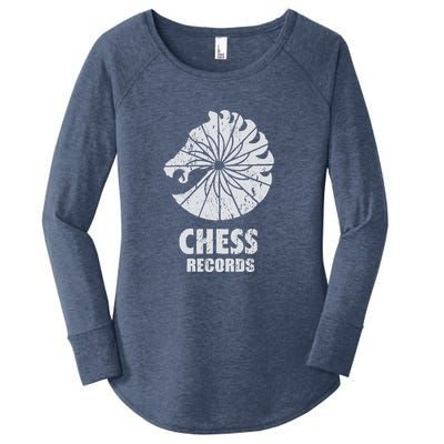 Chess Records Women's Perfect Tri Tunic Long Sleeve Shirt