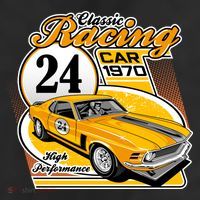 CLASSIC RACING CAR Cool Comfort Performance Bucket Hat