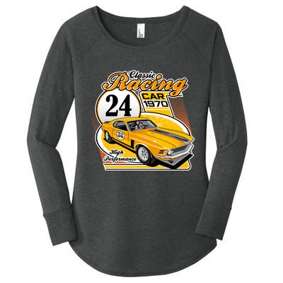 CLASSIC RACING CAR Women's Perfect Tri Tunic Long Sleeve Shirt