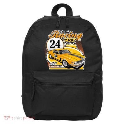 CLASSIC RACING CAR 16 in Basic Backpack