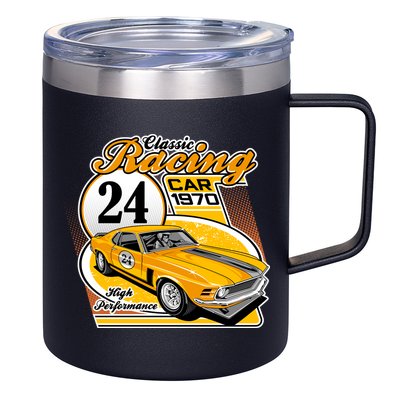CLASSIC RACING CAR 12oz Stainless Steel Coffee Mug