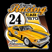 CLASSIC RACING CAR Zip Tote Bag