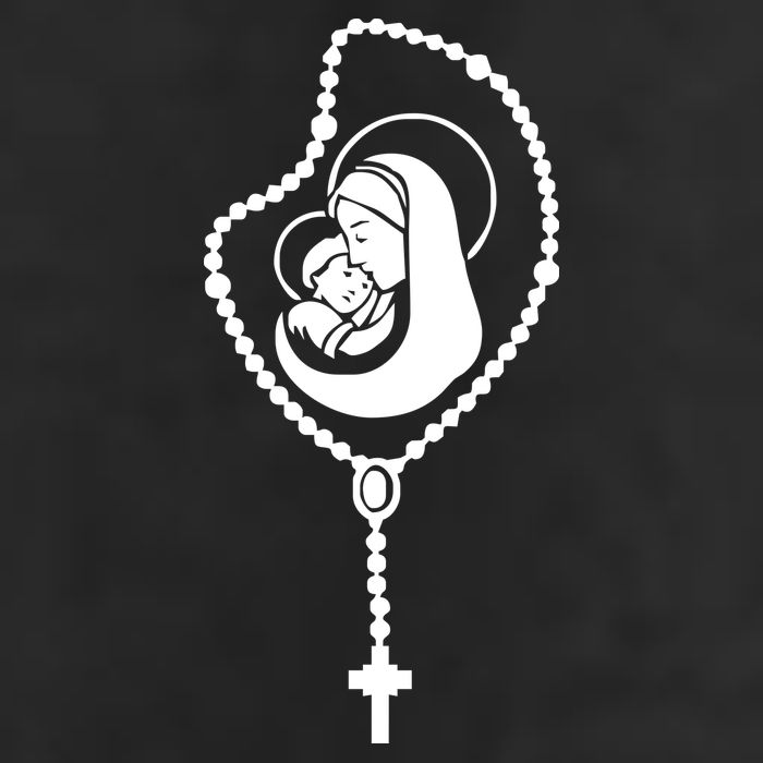 Catholic Rosary Adult Drive Performance Visor