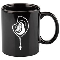 Catholic Rosary 11oz C Handle Ceramic Mug