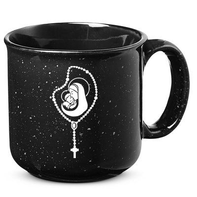 Catholic Rosary 15oz Campfire Ceramic Mug