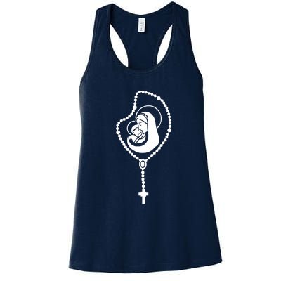 Catholic Rosary Women's Racerback Tank