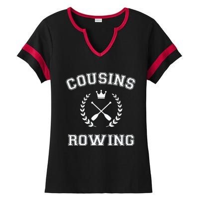 Cousins Rowing Ladies Halftime Notch Neck Tee