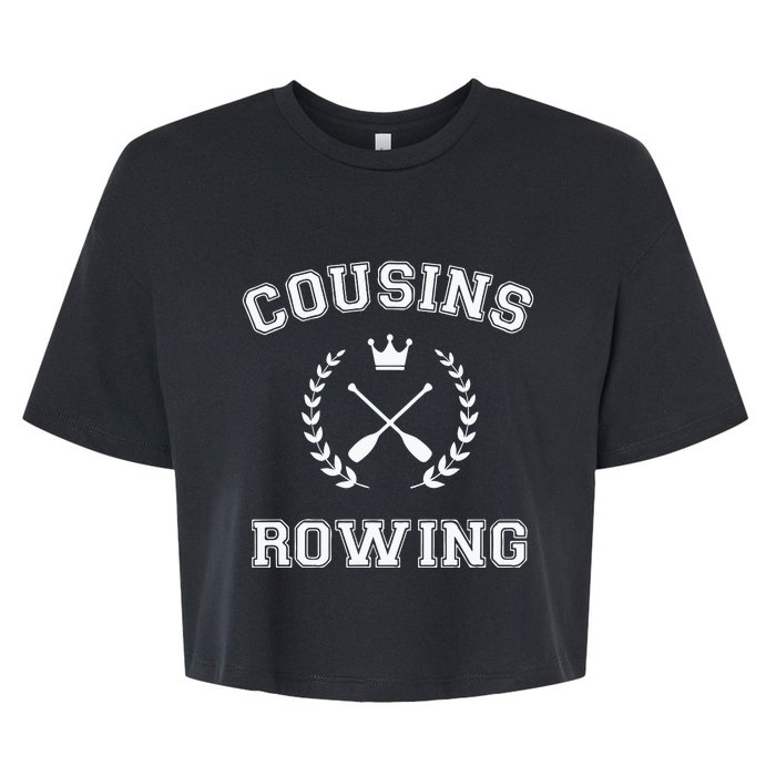 Cousins Rowing Bella+Canvas Jersey Crop Tee