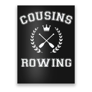 Cousins Rowing Poster