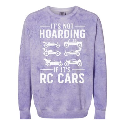 Cool Rc Car Art Remote Control Rc Car Racing Colorblast Crewneck Sweatshirt