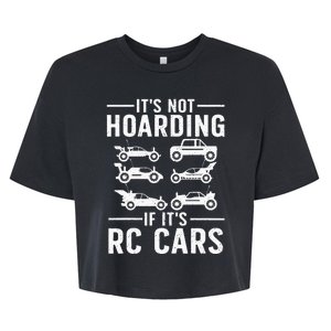 Cool Rc Car Art Remote Control Rc Car Racing Bella+Canvas Jersey Crop Tee