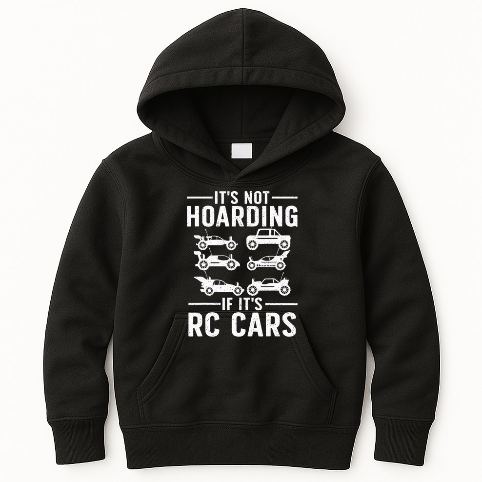 Cool Rc Car Art Remote Control Rc Car Racing Kids Hoodie