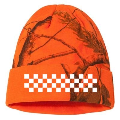 Car Racing Checkered Finish Line Flag Automobile Motor Race Gift Kati Licensed 12" Camo Beanie