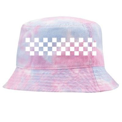 Car Racing Checkered Finish Line Flag Automobile Motor Race Gift Tie-Dyed Bucket Hat