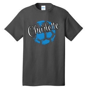 Cool Retro Charlotte Soccer Ball Tall T-Shirt