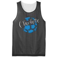 Cool Retro Charlotte Soccer Ball Mesh Reversible Basketball Jersey Tank