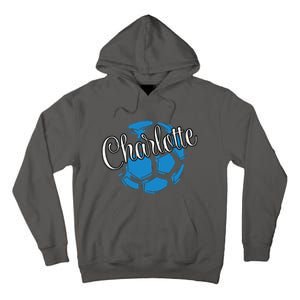 Cool Retro Charlotte Soccer Ball Tall Hoodie