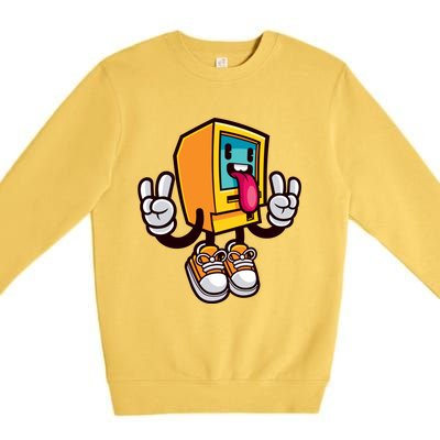 Computer Rock Premium Crewneck Sweatshirt