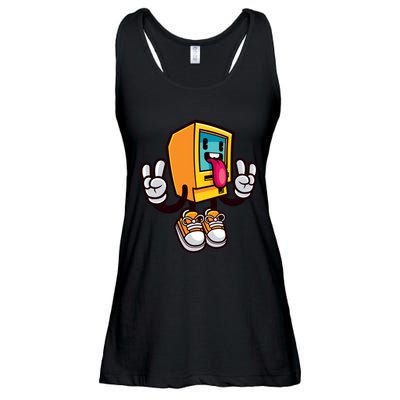 Computer Rock Ladies Essential Flowy Tank