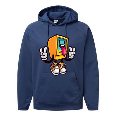 Computer Rock Performance Fleece Hoodie