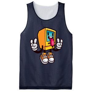 Computer Rock Mesh Reversible Basketball Jersey Tank