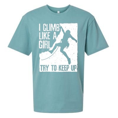 Cool Rock Climbing Design For Women Climb Lovers Sueded Cloud Jersey T-Shirt