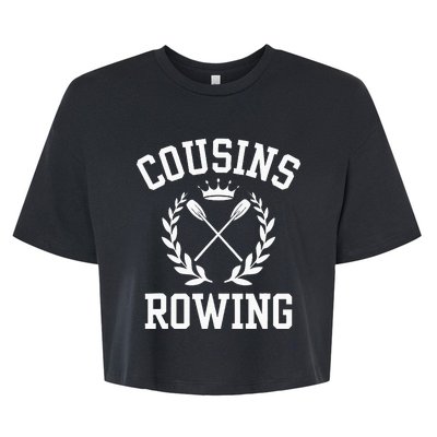 Cousins Rowing Bella+Canvas Jersey Crop Tee