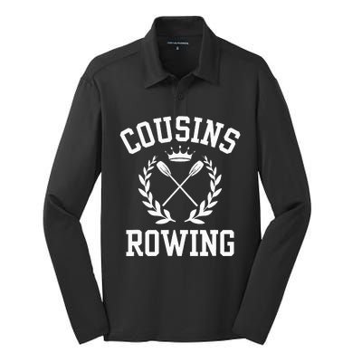 Cousins Rowing Silk Touch Performance Long Sleeve Polo