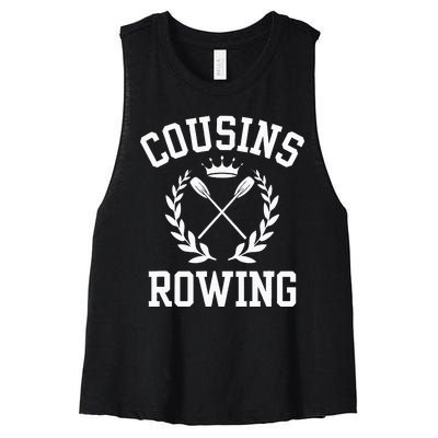 Cousins Rowing Women's Racerback Cropped Tank