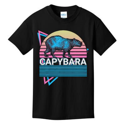 Capybara Retro Kids T-Shirt