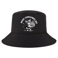 Cat Rage Consumes Me Kitten Cat Wild Flower Cool Comfort Performance Bucket Hat