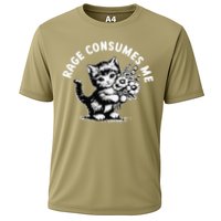 Cat Rage Consumes Me Kitten Cat Wild Flower Performance Shirt