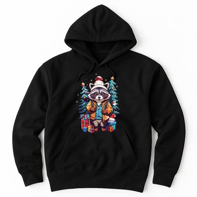 Christmas Raccoon Hoodie