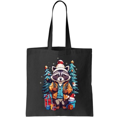 Christmas Raccoon Bag