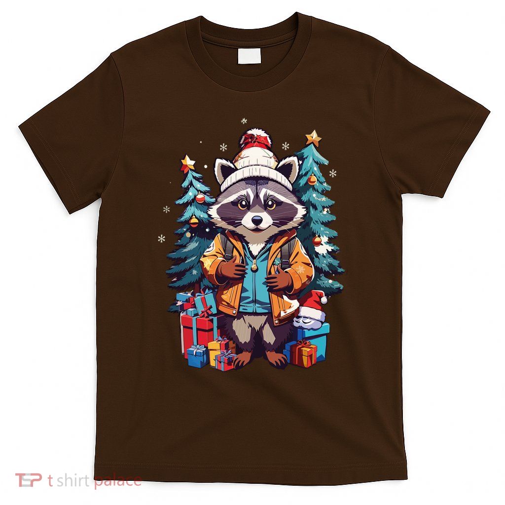 Christmas Raccoon T-Shirt
